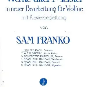Bestpreis Siciliano für Violine und Klavier