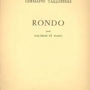 Günstig Rondo pour hautbois et piano