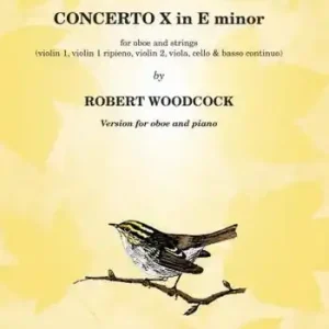 Concerto in e Minor no.10 for oboe and strings for oboe and piano Echt