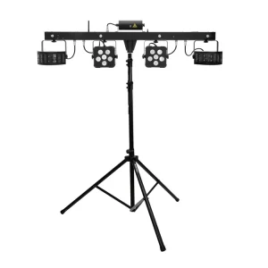 Eurolite LED KLS Laser Bar PRO FX + M-4 Boxenhochständer Set Günstig