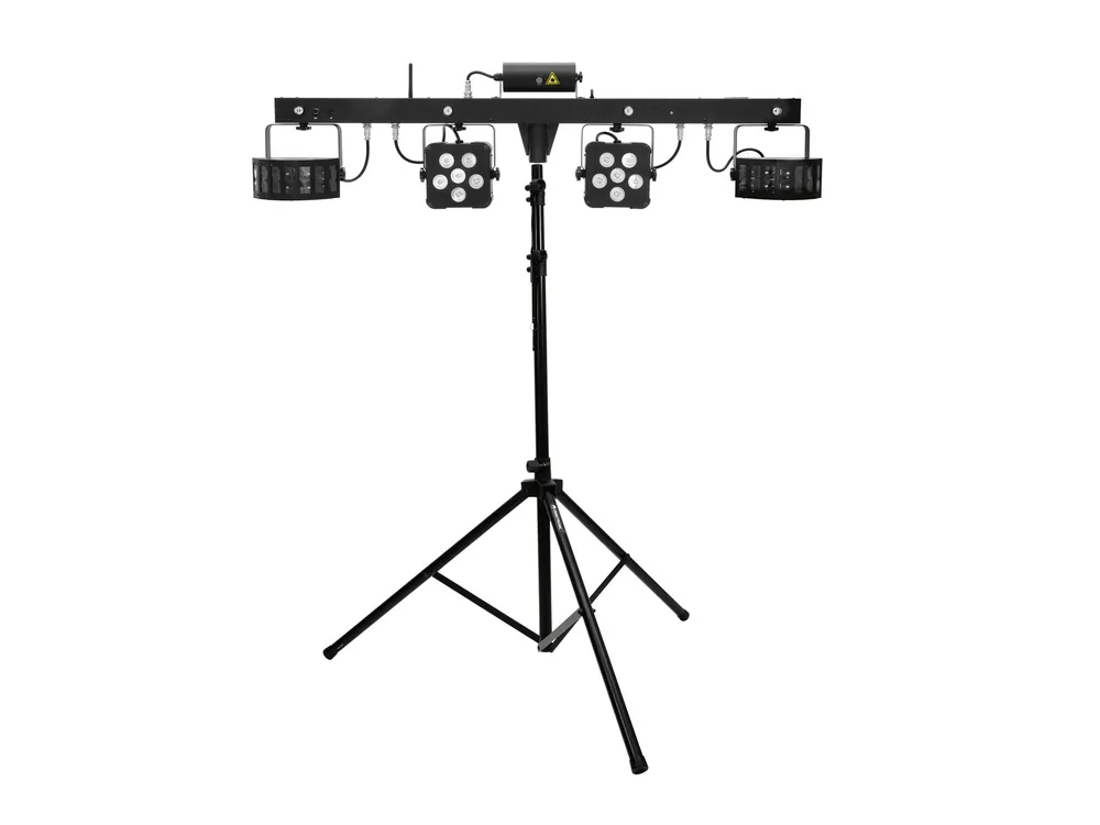 Eurolite LED KLS Laser Bar PRO FX + M-4 Boxenhochständer Set Günstig