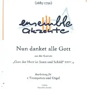 Jetzt Kaufen Nun danket alle Gott für 2 Trompeten und Orgel
