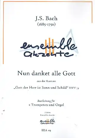 Jetzt Kaufen Nun danket alle Gott für 2 Trompeten und Orgel
