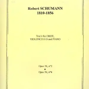 Neue Ware 2 Trios aus op.56 für Oboe, Violoncello und Klavier