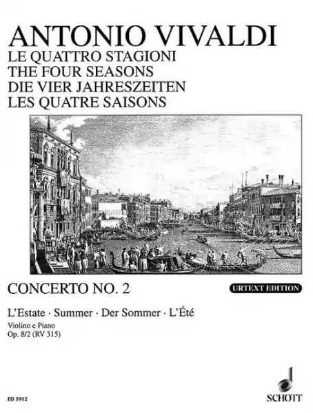 Die vier Jahreszeiten op. 8/2 RV 315 / PV 336 für Violine, Streicher und Basso continuo Zertifiziert