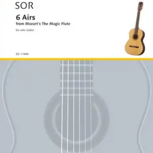 6 Airs from Mozart's magic Flute for guitar solo Sonderaktion