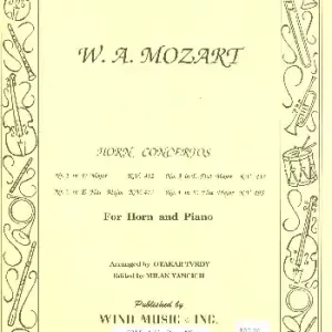 Knallerangebot 4 Concertos KV412, KV417, KV447, KV495 for horn and orchestra