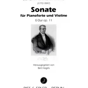 Zertifiziert Sonate E-Dur op.11 für Violine und Klavier