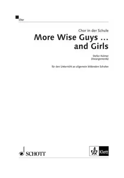 Top-Seller More Wise Guys and Girls (+CD) für gem Chor und Klavier