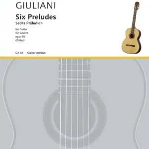 6 leichte Präludien op.83 für Gitarre Kostenloser Rückversand