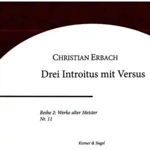 Neue Kollektion 3 Introitus mit Versus für Orgel