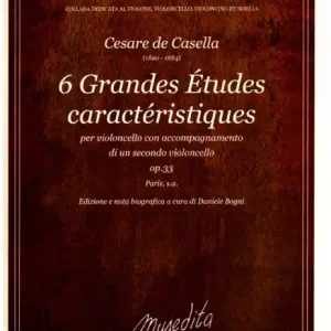 6 grandes études caractéristiques op.33 per violoncello con accompagnamento di un secondo violoncell Online Kaufen