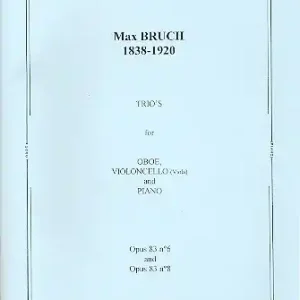 2 Trios op.83 Nrs.6+8 für Oboe, Violoncello (Viola) und Klavier Zertifiziert