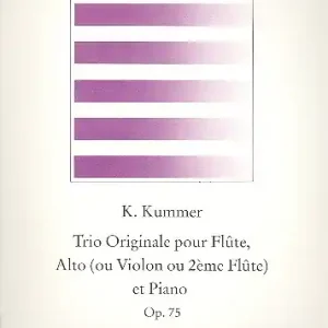 Trio originale op.75 pour flute, alto (violin/ flute)l) et piano Wochenendangebot