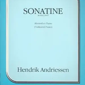 Geprüft Sonatine in een deel for viola and piano