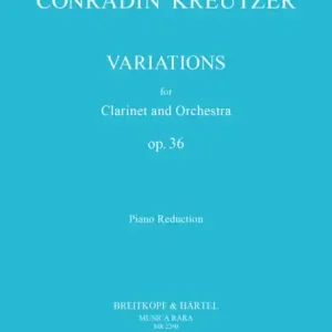 Ausverkauf Variationen op.36 für Klarinette und Orchester
