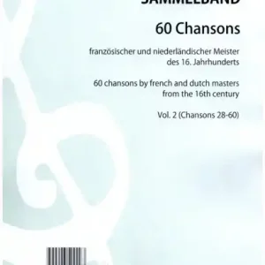 Günstig 60 Chansons Band 2 (Nr.28-60) für gem Chor oder Soli a cappella