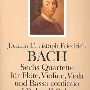 6 Quartette Band 1 für Flöte, Violine, Viola und Bc Kracherpreis