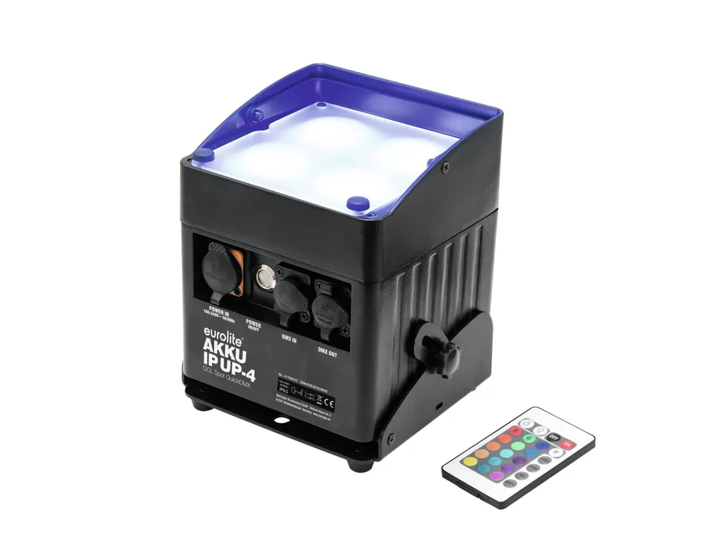 Eurolite AKKU IP UP-4 QCL Spot QuickDMX Direkt Vom Hersteller