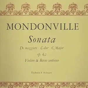 Sonate C-Dur op.4,2 für Violine und Bc Markenware