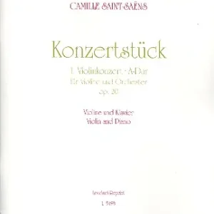 Konzertstück A-Dur op.20 für Violine und Orchester für Violine und Klavier Beliebt