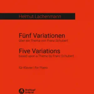5 Variationen über ein Thema von Franz Schubert für Klavier Mega-Angebot