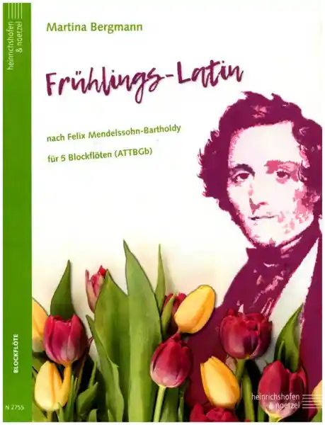 Frühlings-Latin für 5 Blockflöten (ATTBGb) Sonderangebot