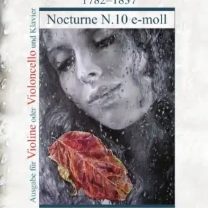 Sale Nocturne Nr.10 e-Moll für Violine (Violoncello) und Klavier