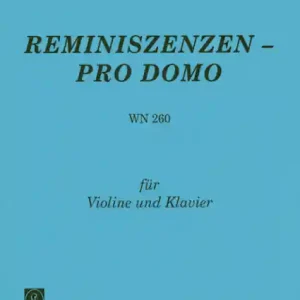 Highlight Reminiszenzen pro domo WN260 für Violine und Klavier