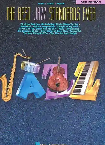 The best Jazz Standards ever 3rd Edition for piano/vocal/guitar Meistverkauft