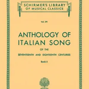 Zertifiziert Anthology of Italian Song vol.2 for medium high voice and piano