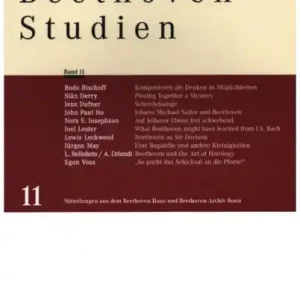 Bonner Beethoven Studien Band 11 Ausverkauf