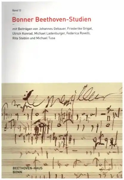 Bonner Beethoven-Studien Band 12 Markenware