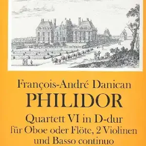 Neu Quartett D-Dur Nr.6 für Oboe (Flöte), 2 Violinen und Bc