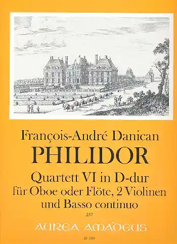 Neu Quartett D-Dur Nr.6 für Oboe (Flöte), 2 Violinen und Bc