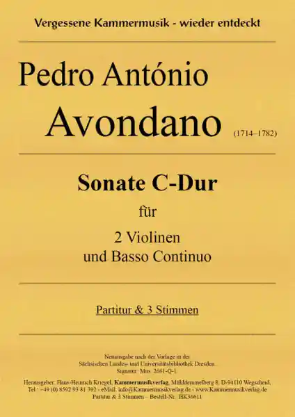 Kostenloser Rückversand Sonate C-Dur für 2 Violinen und Bc
