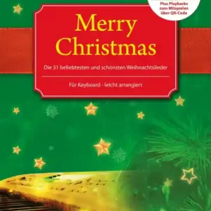 Merry Christmas (+QR-Codes) für Keyboard, Gesang, Gitarre Garantierte Lieferung