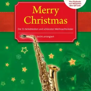 Merry Christmas (+QR-Codes) für Altsaxophon (Baritonsaxophon, Es-Klarinette) Beliebt
