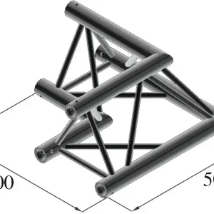Billig Alutruss TRILOCK S-PAC 21 2-Weg-Ecke 90° schwarz