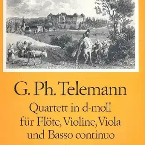 Angebot Quartett d-Moll für Flöte, Violine, Viola und Bc