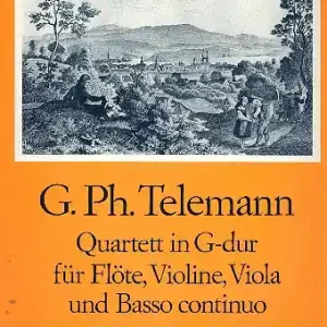 Quartett G-Dur Nr.6 für Flöte, Violine, Viola und Bc Jetzt Kaufen