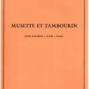 Musette et tambourin pour hautbois (flûte) et piano Finale Aktion