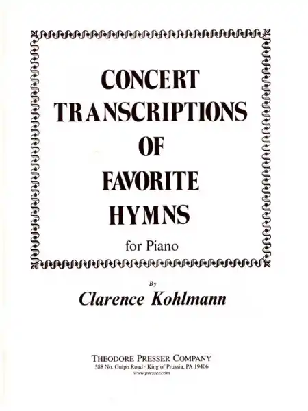 Sichere Zahlung Concert Transcriptions of Favorite Hymns for piano