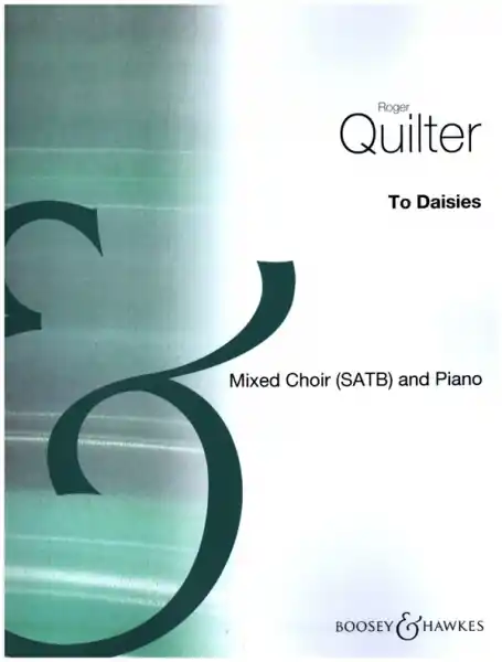 To Daisies for mixed chorus and piano Nur Heute