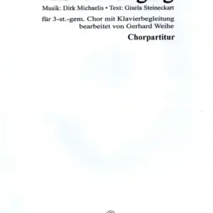 Bestpreis Als ich fortging für 3-st. gem Chor und Klavier