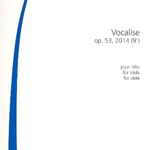 Vocalise op.53 für Viola Preisknaller
