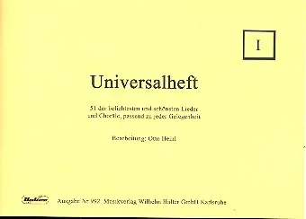 Halters Universalheft für Bläserensemble Heft 1 Nur Für Kurze Zeit