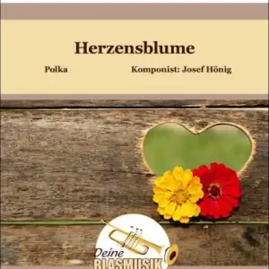Herzensblume für 7 Bläser Sofort Bestellen