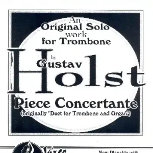 Piece concertante for trombone and organ for trombone and piano Versand Am Gleichen Tag