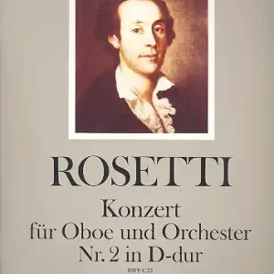 Konzert D-Dur Nr.2 RWVC33 für Oboe und Orchester für Oboe und Klavier Highlight